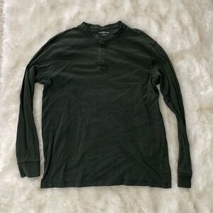 Croft & Barrow Mens Long Sleeve Shirt Henley